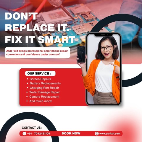ASR Fixit professional mobile phone repair service in Dwarka Delhi